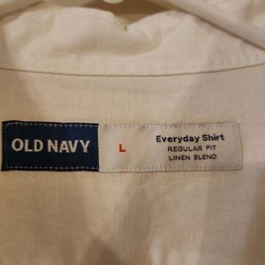 *NEW* Men's Linen Blend Shirt LG